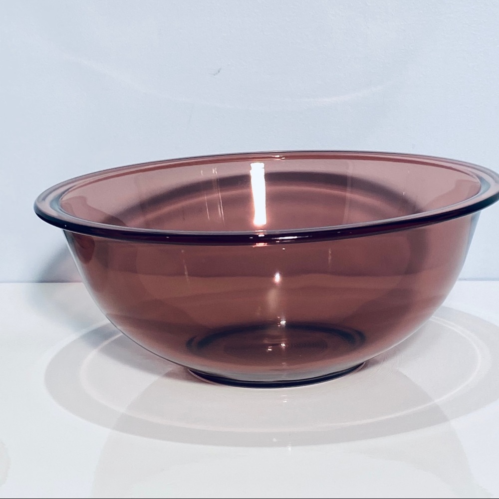 PYREX Amethyst Cranberry Purple Casserole And Bowl Set Of 3 - Picture 10 of 16